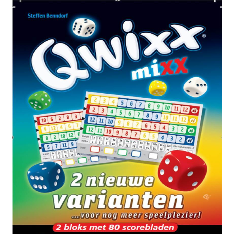Qwixx - Mixx (2 nieuwe spelvarianten)