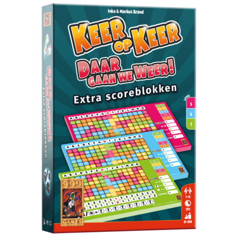 Keer op Keer - Scoreblokken - Level 5, 6 en 7