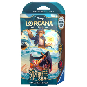 Disney Lorcana - Azurite Sea - A Seaworthy Crew Starter Deck (Jim Hawkins & Tigger)