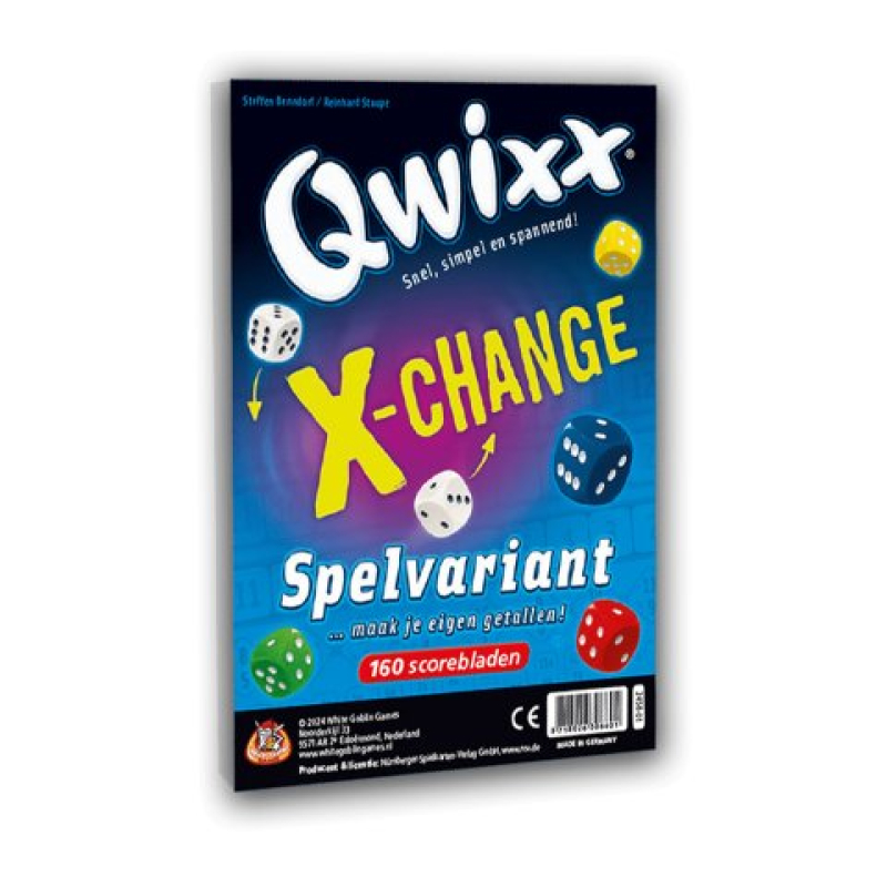 Qwixx - X-Change (2 scorebloks + spelregels)