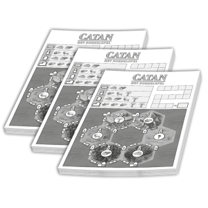 Catan - Het Dobbelspel - Scoreblokken (3 stuks)