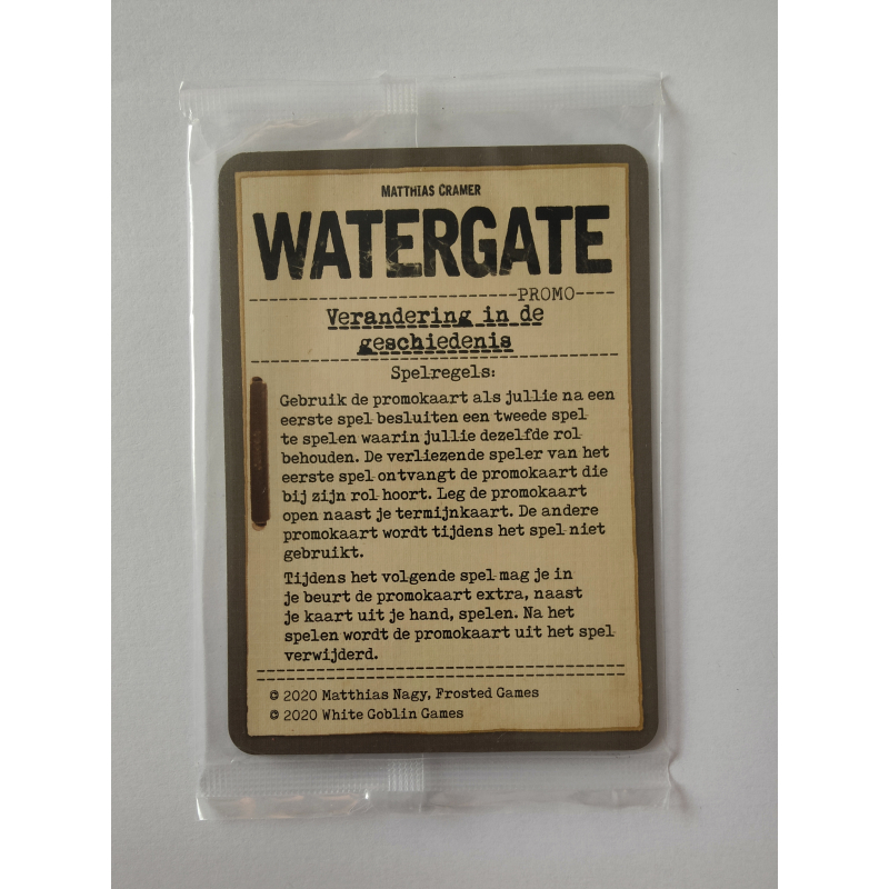 Promo - Watergate - 2 gebeurtenissen