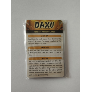 Promo - Daxu Mini Uitbreiding - Secret Patron Cards