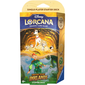 Disney Lorcana - Into the Inklands - Dogged and Dynamic Starter Deck (Pongo & Peter Pan)
