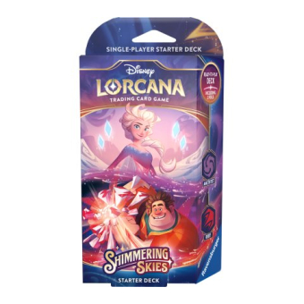 Disney Lorcana - Shimmering Skies - Ready to Let Loose Starter Deck (Elsa & Wreck-It Ralph)