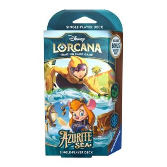 Disney Lorcana - Azurite Sea - Genius Reinvented Starter Deck (Go Go Tomago & Gadget Hackwrench)