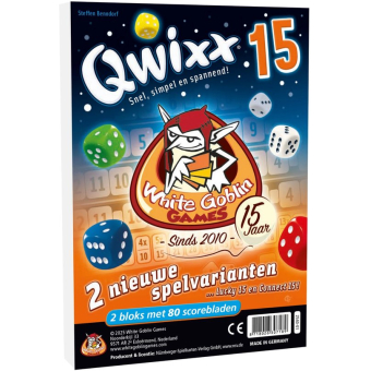 Qwixx - 15 Jaar White Goblin
