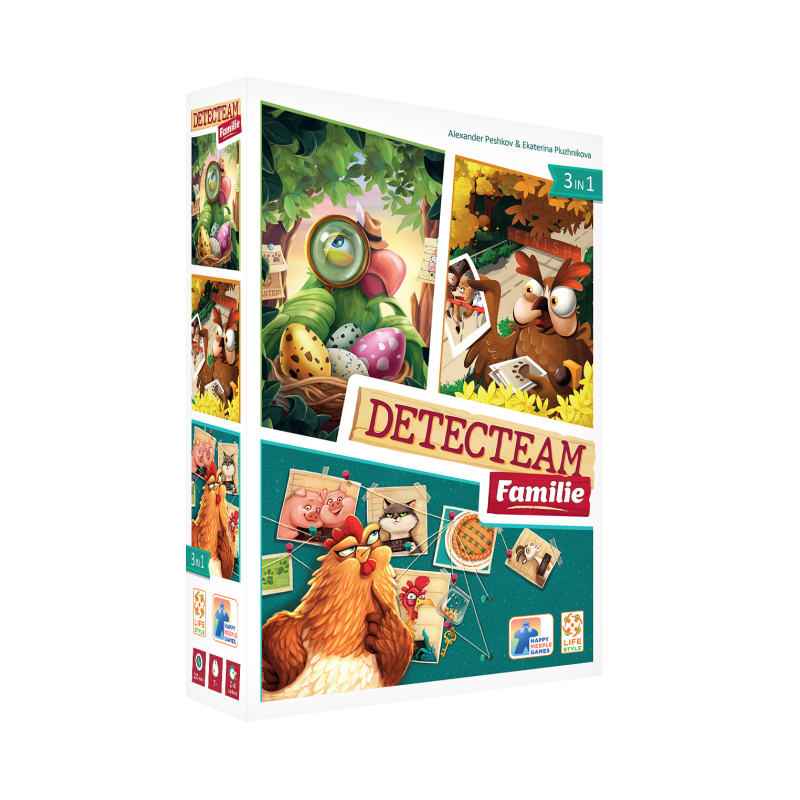 Detectteam Familie - 3 in 1