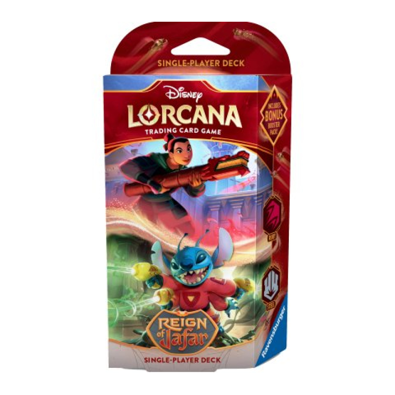 Disney Lorcana - Reign of Jafar - Brave and Brazen Starter Deck (Mulan & Stitch)